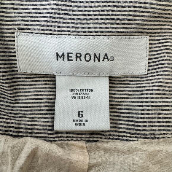 Merona Bohemian Midi Skirt Women’s Size 6 Striped Patchwork Hippie Festival - Picture 9 of 11